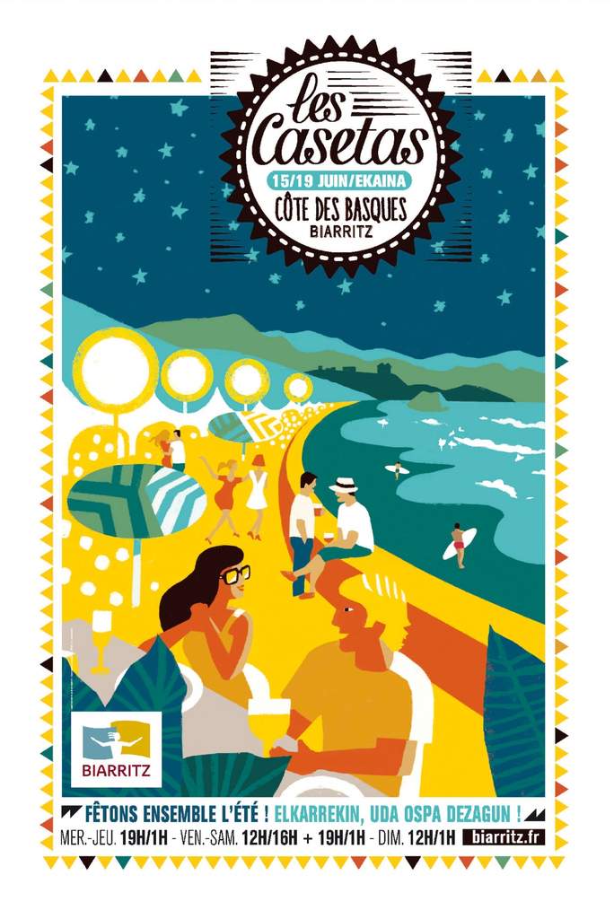 Camping-oyam-biarritz-cassetas-affiche