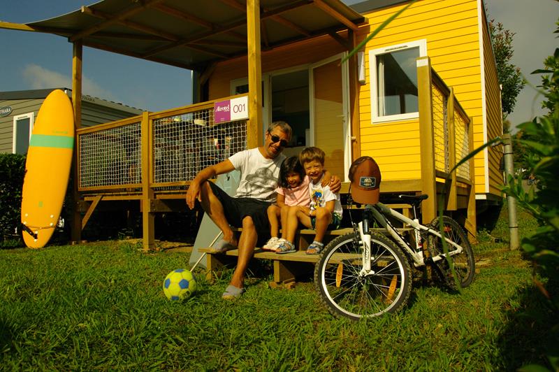 famille de cyclistes