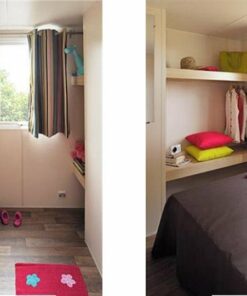 camping-biarritz- bidart-oyam chambre parents enfants - mobile home-Albista