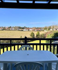 Terraza bistekin, Bounty apartamentua 2 pertsonentzat alokairuan Bidarten