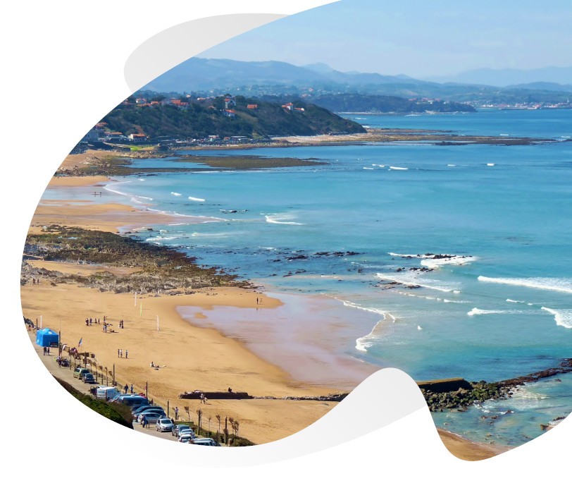 Playa central de Bidart ©OT Bidart