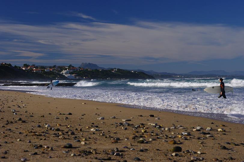 séjour à thème surf bidart camping