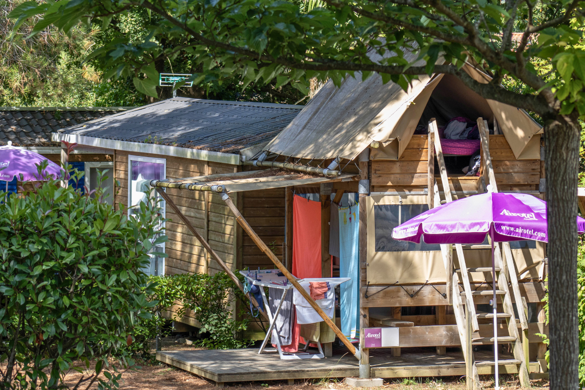 Tienda de campaña Laina Lodge Camping en el País Vasco