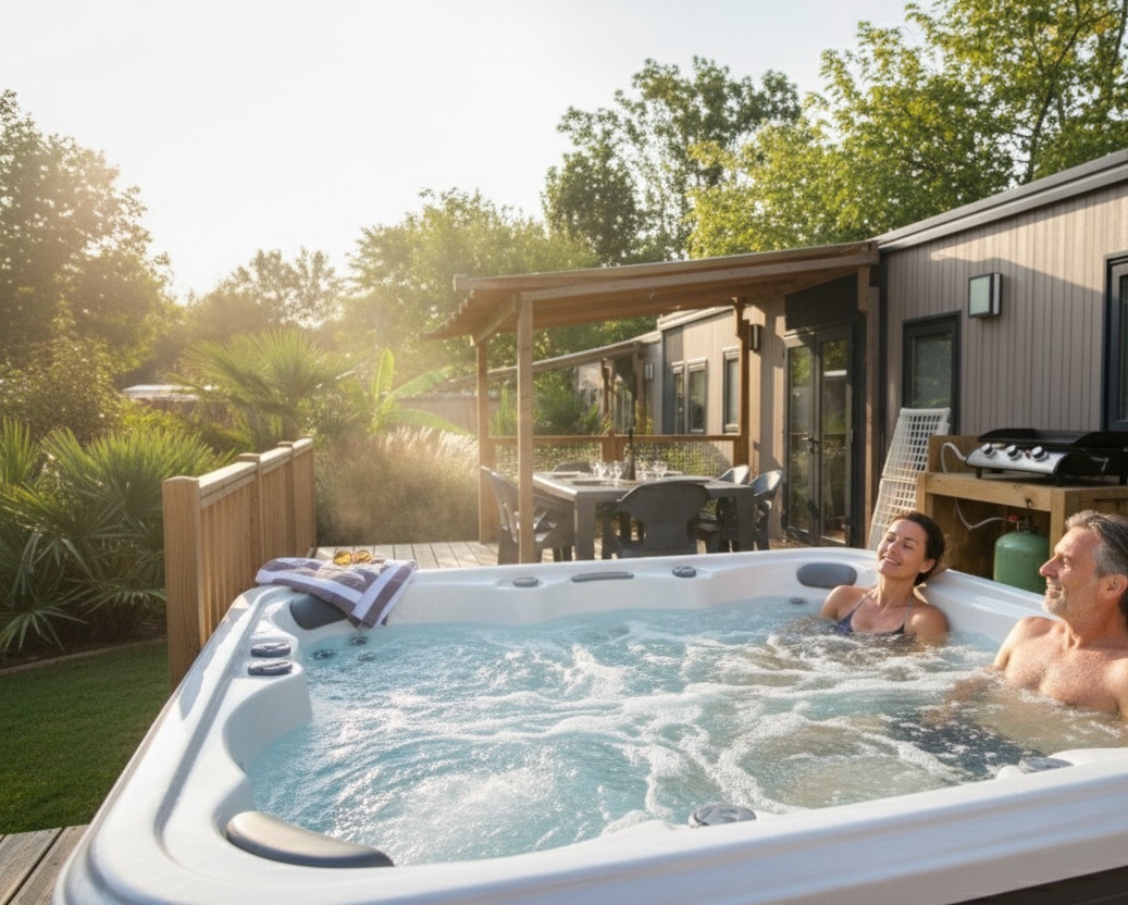 Mobile Home Rental with Spa Andia