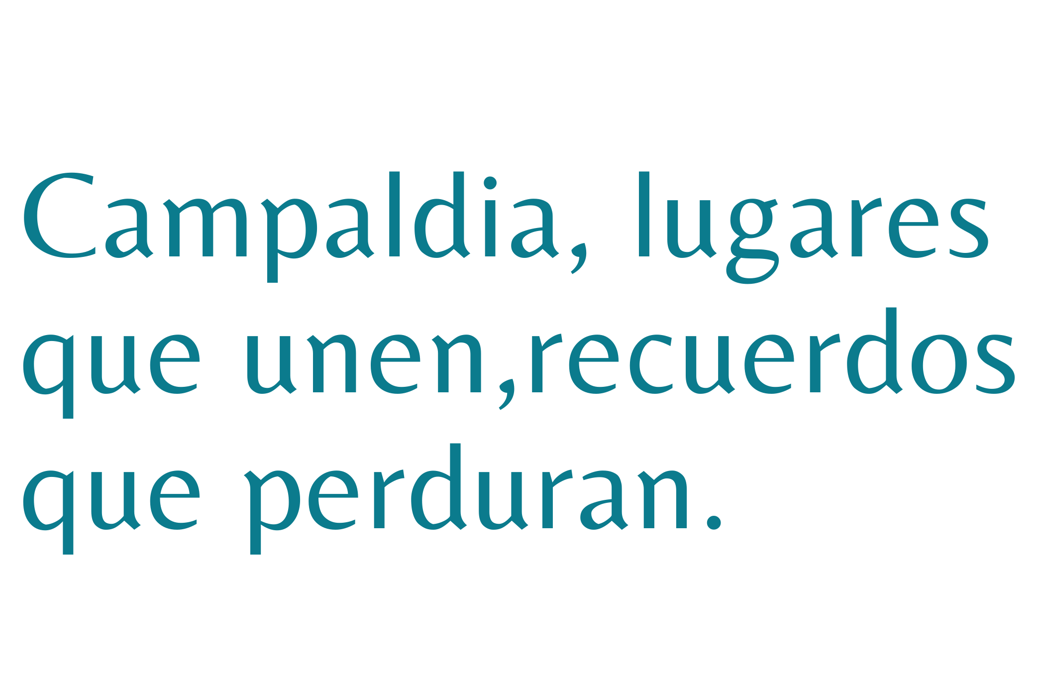 Eslogan de Campaldia 2